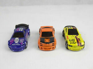 【送料無料】ホビー 模型車 車 レーシングカー チアリーダースポーツチューニングチームオレンジイエローパープル3x majorette voiture de sport equipe tuning orange violet jaune