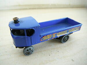 �y���������z�z�r�[�@�͌^�ԁ@�ԁ@���[�V���O�J�[ �}�b�`�X�`�[�����S��matchbox lesney yesteryear original no 4 bleu sentinal steam wagon 1956