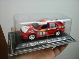 【送料無料】ホビー　模型車　車　レーシングカー ランサーエボラリー143 mitsubishi lancer evo vi 1999 rallye n1 presse