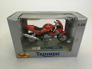 yzzr[@͌^ԁ@ԁ@[VOJ[ gCAtXvgI[goCXP[fu[Xtriumph sprint rs maisto moto moto modele moule sous pression echelle 118 w stand