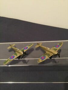 【送料無料】ホビー 模型車 車 レーシングカー ケロッグキーブラマッチハリケーンkelloggs matchbox skybusters wwii spitfire amp; hurricane