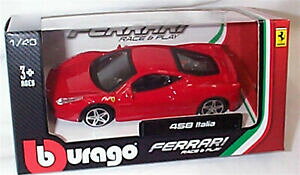 【送料無料】ホビー 模型車 車 レーシングカー ferrari 458 italia rouge echelle 143 burago in box