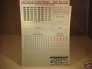 yzzr[@͌^ԁ@ԁ@[VOJ[ GWobe[fJ[decals 132 pour moteurs et batteries carpena 32132