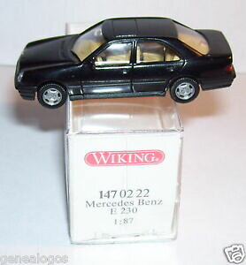 【送料無料】ホビー 模型車 車 レーシングカー マイクロホベンツブラック#ボックスオンmicro wiking ho 187 mercedes benz e 230 noire 1470222 in box