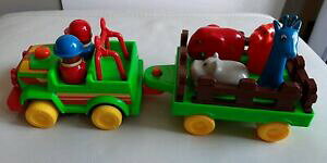 yzzr[@͌^ԁ@ԁ@[VOJ[ g[[playwell toy digger car with animal trailer