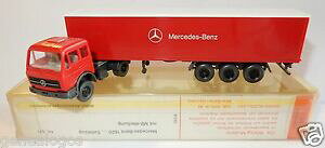 yzzr[@͌^ԁ@ԁ@[VOJ[ zgbNZfXxc{bNXg[[bhwiking ho 187 camion mb mercedesbenz 1626 semi remorque rouge in box