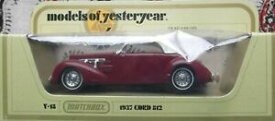 【送料無料】ホビー　模型車　車　レーシングカー コード 1937 cord 812 par matcbox y18