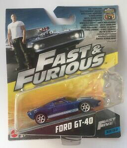 �y���������z�z�r�[�@�͌^�ԁ@�ԁ@���[�V���O�J�[ �t�H�[�hmattel fast et furious ford gt40 3232
