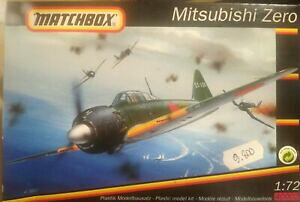 【送料無料】ホビー 模型車 車 レーシングカー マッチボックスaereo modelkit matchbox mitsubishi zero on 172 in box