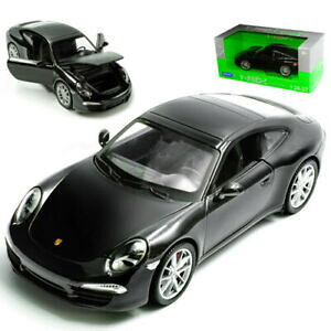 yzzr[@͌^ԁ@ԁ@[VOJ[ |VFJubNJbgfporsche 911 991 carrera s coupe noir ab 2012 124 welly modele auto avec ode