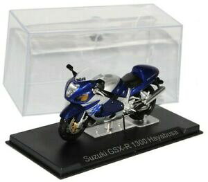 �y���������z�z�r�[�@�͌^�ԁ@�ԁ@���[�V���O�J�[ �I�[�g�o�C���f��suzuki gsxr 1300 hayabusa bleu argent 124 modellcarsonline modele moto m