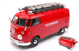 yzzr[@͌^ԁ@ԁ@[VOJ[ tHNX[QtHNX[Q^Cv@fvolkswagen vw type 2 t1 delivery van feuerwehr ladder on the roof 124 model