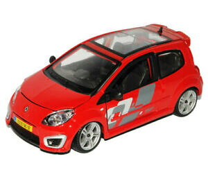 【送料無料】ホビー 模型車 車 レーシングカー ルノートゥインゴオートモデルrenault twingo rs rouge 2 generation ab 2007 1822112 124 bburago modele auto