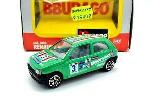 yzzr[@͌^ԁ@ԁ@[VOJ[ ~j`Am[NIXP[e[miniature voiture renault clio echelle 143 burago modelisme static rally
