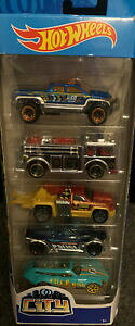 �y���������z�z�r�[�@�͌^�ԁ@�ԁ@���[�V���O�J�[ �z�b�g�z�C�[���V�e�Bhot wheels set 5 voitures city