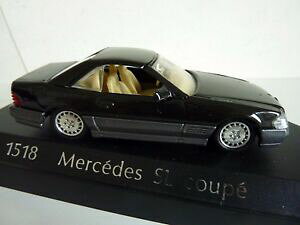 【送料無料】ホビー 模型車 車 レーシングカー メルセデスボックスカットsolido 1518 mercedes sl coupe 143 tbe nm box