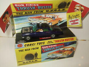 �y���������z�z�r�[�@�͌^�ԁ@�ԁ@���[�V���O�J�[ �r���e�[�W�o�X�^�[�J�[�{�b�N�X�I��vintage rare corgi toys 497,the man from uncle grive buster voiture amp; box