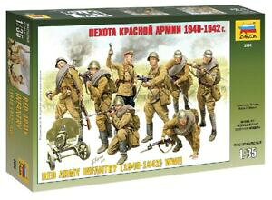 �y���������z�z�r�[�@�͌^�ԁ@�ԁ@���[�V���O�J�[ �v���X�`�b�N���f���L�b�gred army infantry 194042 135 figure plastic model kit zvezda