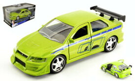 【送料無料】ホビー　模型車　車　レーシングカー ミニチュアブライアンランサーminiature voiture film movie brians mitsubishi lancer vii 7 fast et furious 1