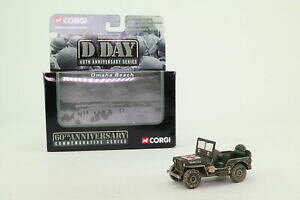 �y���������z�z�r�[�@�͌^�ԁ@�ԁ@���[�V���O�J�[ �R�[�M�[�W�[�v�I�}�n�r�[�`corgi classics cs90194; military jeep cj; medicale, omaha beach; excellent boxed