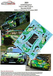 �y���������z�z�r�[�@�͌^�ԁ@�ԁ@���[�V���O�J�[ �f�J�[���q�����f�����[decals 143 ref 2021 hyundai i20 r5 astier criterium des cevennes 2019 rallye