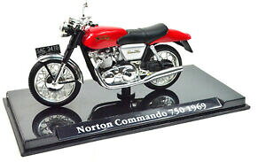 yzzr[@͌^ԁ@ԁ@[VOJ[ XP[AgXfnortoncommando 750 annee 1969 echelle 124 modele de atlas