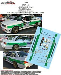yzzr[@͌^ԁ@ԁ@[VOJ[ fJ[decals 143 ref 2053 bmw m3 loustalniau criterium des cevennes 2019