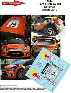 yzzr[@͌^ԁ@ԁ@[VOJ[ fJ[tBGX^[tXAUX[decals 143 ref 1314 fiesta s2000 ketomaa rallye france alsace 2010 wrc rally