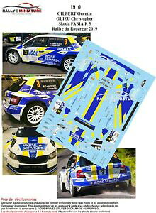 yzzr[@͌^ԁ@ԁ@[VOJ[ fJ[VR_t@rAMo[g[decals 143 ref 1910 skoda fabia r5 gilbert rallye du rouergue 2019