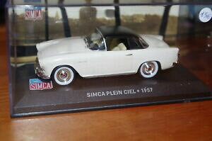yzzr[@͌^ԁ@ԁ@[VOJ[ lbg[N{bNXtXJCixo altaya 143eme simca aronde plein ciel de 1957 comme neuf en boite