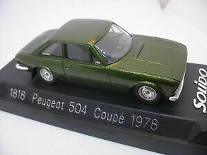 yzzr[@͌^ԁ@ԁ@[VOJ[ tXvW[O[Jbgancienne voiture 143 solido france 1818 peugeot 504 coupe vert 1978