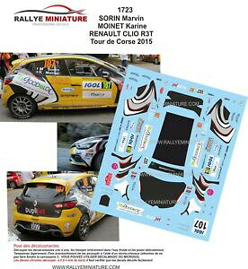 yzzr[@͌^ԁ@ԁ@[VOJ[ fJ[m[NIc[hRX[[decals 143 ref 1723 renault clio r3 sorin tour de corse 2015 rallye wrc rally
