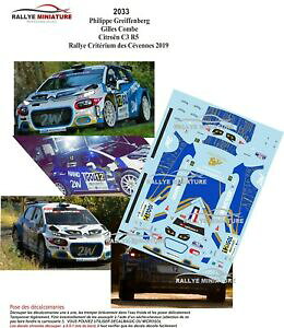 �y���������z�z�r�[�@�͌^�ԁ@�ԁ@���[�V���O�J�[ �f�J�[���V�g���G��decals 143 ref 2033 citroen c3 r5 greiffenberg criterium des cevennes 2019