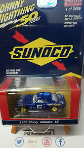 �y���������z�z�r�[�@�͌^�ԁ@�ԁ@���[�V���O�J�[ �W���j�[�V�{���[�J�}��johnny lightning sunoco 1968 chevy camaro ss n43