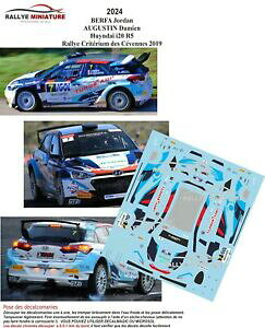 �y���������z�z�r�[�@�͌^�ԁ@�ԁ@���[�V���O�J�[ �f�J�[�������[decals 143 ref 2024 huyndai i20 r5 berfa rallye criterium des cevennes 2019