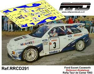 yzzr[@͌^ԁ@ԁ@[VOJ[ fJ[ctH[hGXR[gRX[X[RVJdecalcalca 143; ford escort cosworth; delecourgrataloup; rally tdcorse 1993