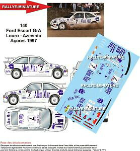 yzzr[@͌^ԁ@ԁ@[VOJ[ fJ[A]XGXR[gdecals 143 ref 0140 escort gra louro acores 1997