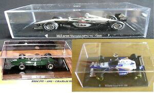 yzzr[@͌^ԁ@ԁ@[VOJ[ bgEBAY}N[bglotto lot of 3 brm p57 1962 williams fw 18 1996 mclaren mp4 141999 143