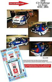 【送料無料】ホビー　模型車　車　レーシングカー デカールシトロエンモンテカルロラリーラリーdecals 143 ref 1052 citroen c2 lo fiego rallye monte carlo 2006 rally wrc