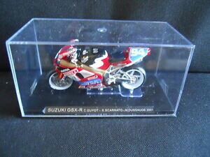 �y���������z�z�r�[�@�͌^�ԁ@�ԁ@���[�V���O�J�[ ���f���q�[�g�_�C�M���[die cast model moto 124 suzuki gsxr c guyot s scarnato dussauge 2005 [n351]