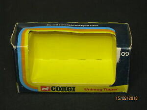 yzzr[@͌^ԁ@ԁ@[VOJ[ R[M[ZfXxcIWi{bNXcorgi 409, mercedesbenz unimog tipper, original box only boite origine seule