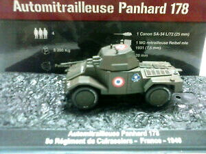 yzzr[@͌^ԁ@ԁ@[VOJ[ fASXeB[j]tXde agostini 172 mezzo militare automitrailleuse panhard 178 8e regiment france