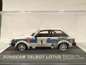 �y���������z�z�r�[�@�͌^�ԁ@�ԁ@���[�V���O�J�[ �T���r�[���^���{�b�g���[�^�X�u���W�������[�X�P�[��sunbeam talbot lotus brazil rally 1981 scale 143 altaya