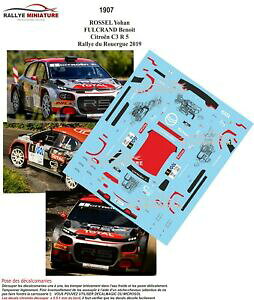yzzr[@͌^ԁ@ԁ@[VOJ[ fJ[VgG[decals 143 ref 1907 citroen c3 r5 rossel rallye du rouergue 2019