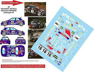 yzzr[@͌^ԁ@ԁ@[VOJ[ fJ[vW[}LV[GReCOX[decals 143 ref 0063 peugeot 306 maxi azcona rallye el corte ingles 1997 rally
