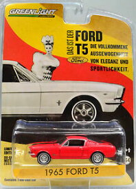 【送料無料】ホビー　模型車　車　レーシングカー フォードスケールford t 5 annee 1965 echelle 164 de greenlight