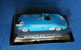 【送料無料】ホビー　模型車　車　レーシングカー ブガッティルマン145 altaya bugatti 57 c le mans 1939 scala 143 blister cvgm319