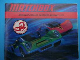 【送料無料】ホビー　模型車　車　レーシングカー マッチカタログカタログドイツmatchbox catalogue catalogue edition allemande 1971