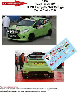yzzr[@͌^ԁ@ԁ@[VOJ[ fJ[tBGX^ngeJ[[decals 143 ref 1437 fiesta r2 hunt rallye monte carlo 2010 irc rally