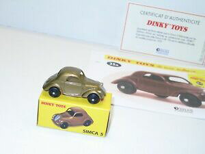 yzzr[@͌^ԁ@ԁ@[VOJ[ AgXS[fuEdinky toys atlas simca 5 couleur marron doree, dinky ref 35 a